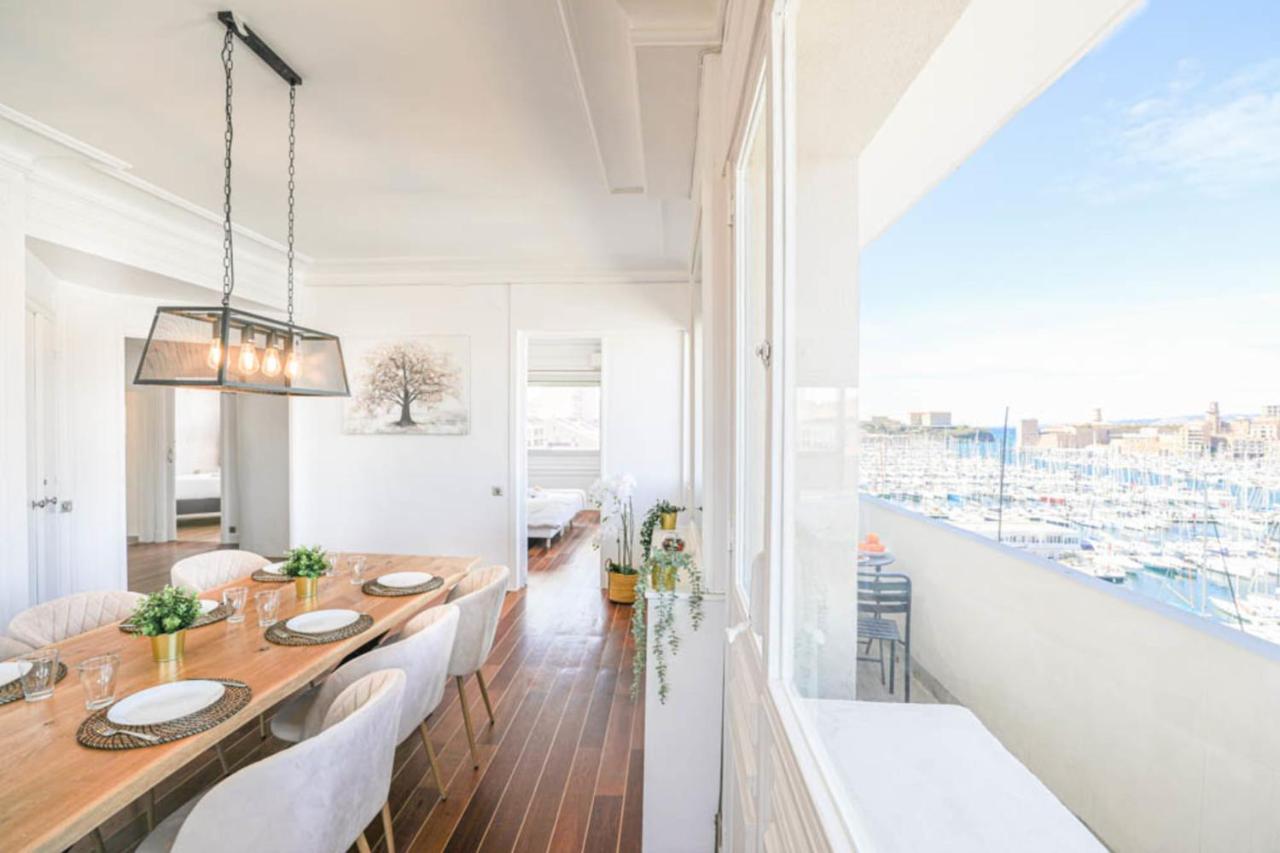 Vieux-Port - Vue Exceptionnelle - 3 Ch Et Clim Apartment Marseille Bagian luar foto