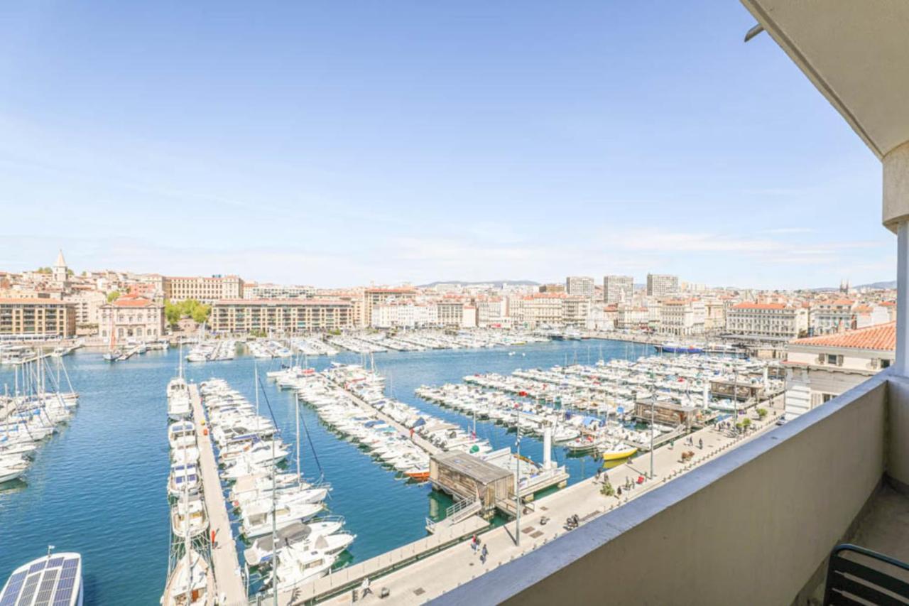 Vieux-Port - Vue Exceptionnelle - 3 Ch Et Clim Apartment Marseille Bagian luar foto