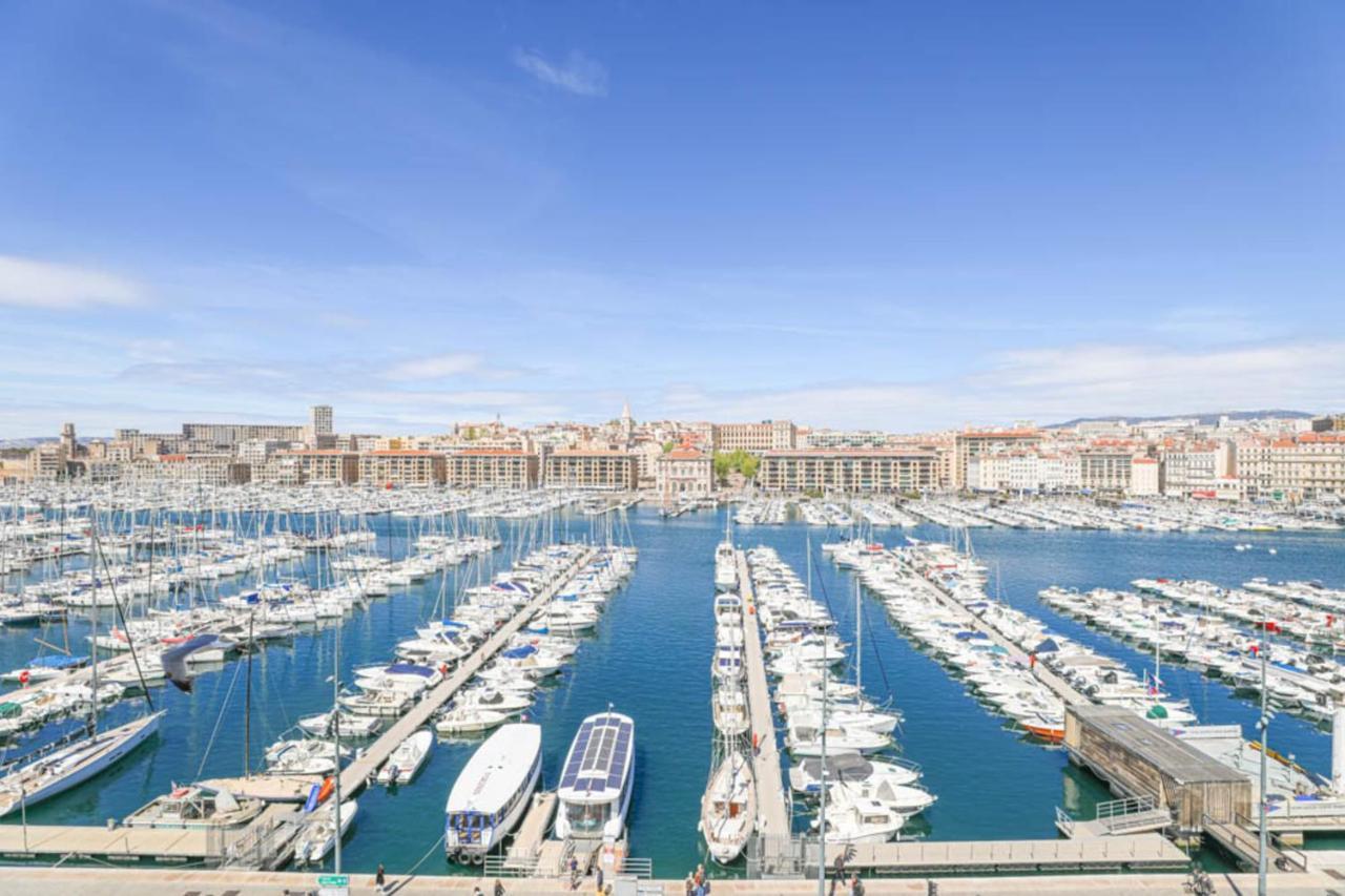 Vieux-Port - Vue Exceptionnelle - 3 Ch Et Clim Apartment Marseille Bagian luar foto
