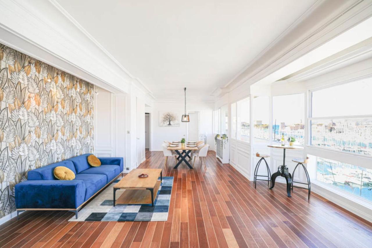 Vieux-Port - Vue Exceptionnelle - 3 Ch Et Clim Apartment Marseille Bagian luar foto