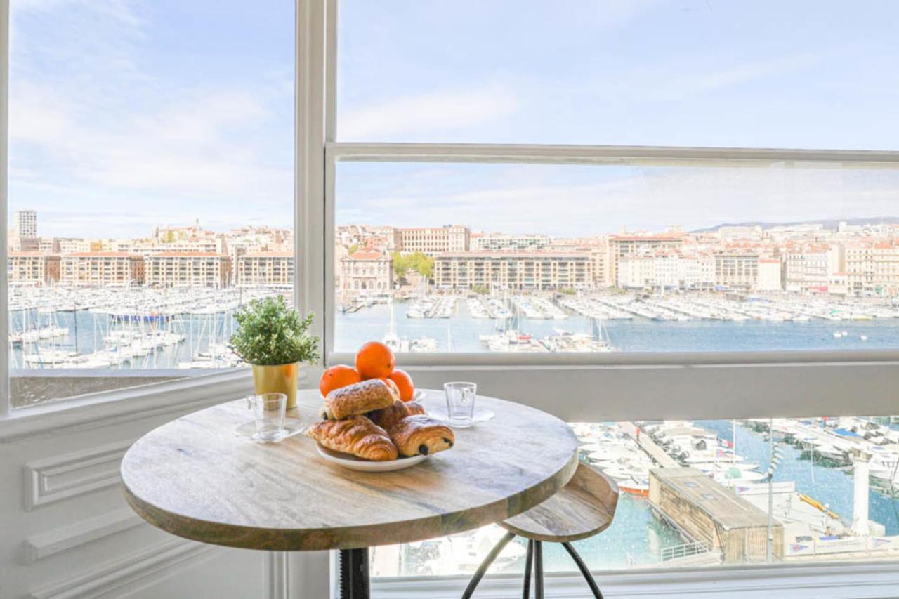 Vieux-Port - Vue Exceptionnelle - 3 Ch Et Clim Apartment Marseille Bagian luar foto